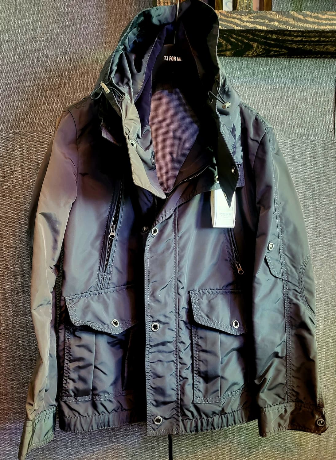 [택달린 새상품] -HOMBRUNO 스포티 글로쉬워싱 자켓 상품이미지6