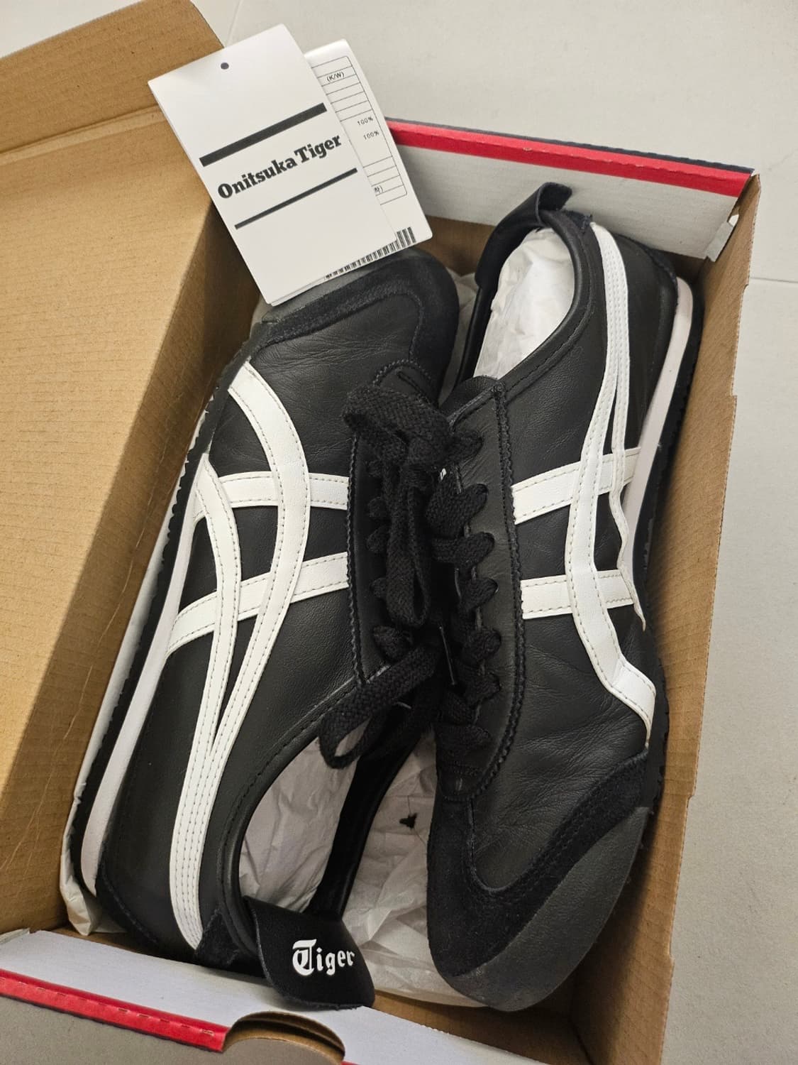오니츠카타이거 멕시코66 블랙 화이트 상품이미지8
