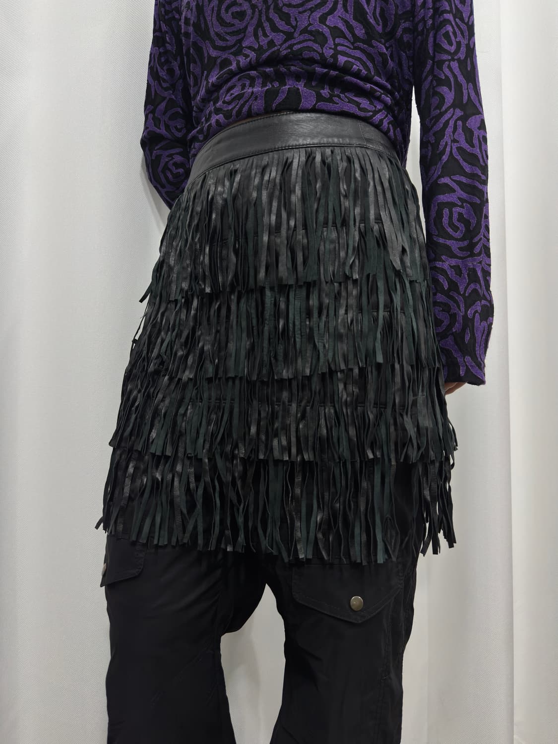 tessele leather skirt 상품이미지1