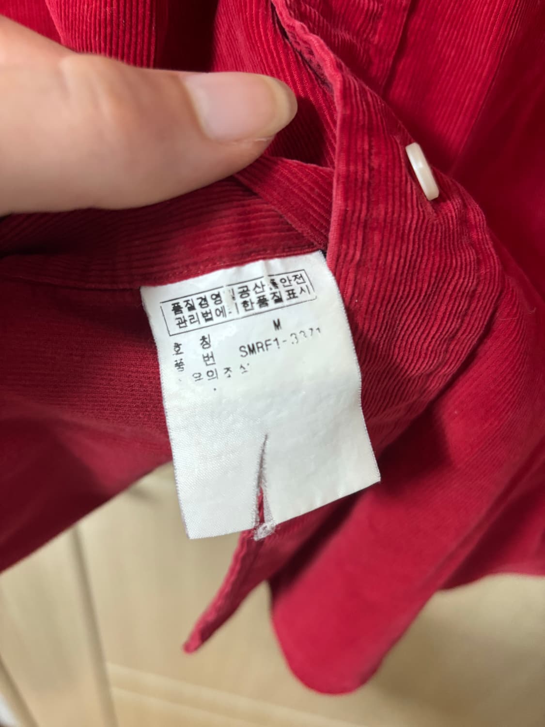 폴로 랄프로렌 코듀로이 셔츠 레드 상품이미지7