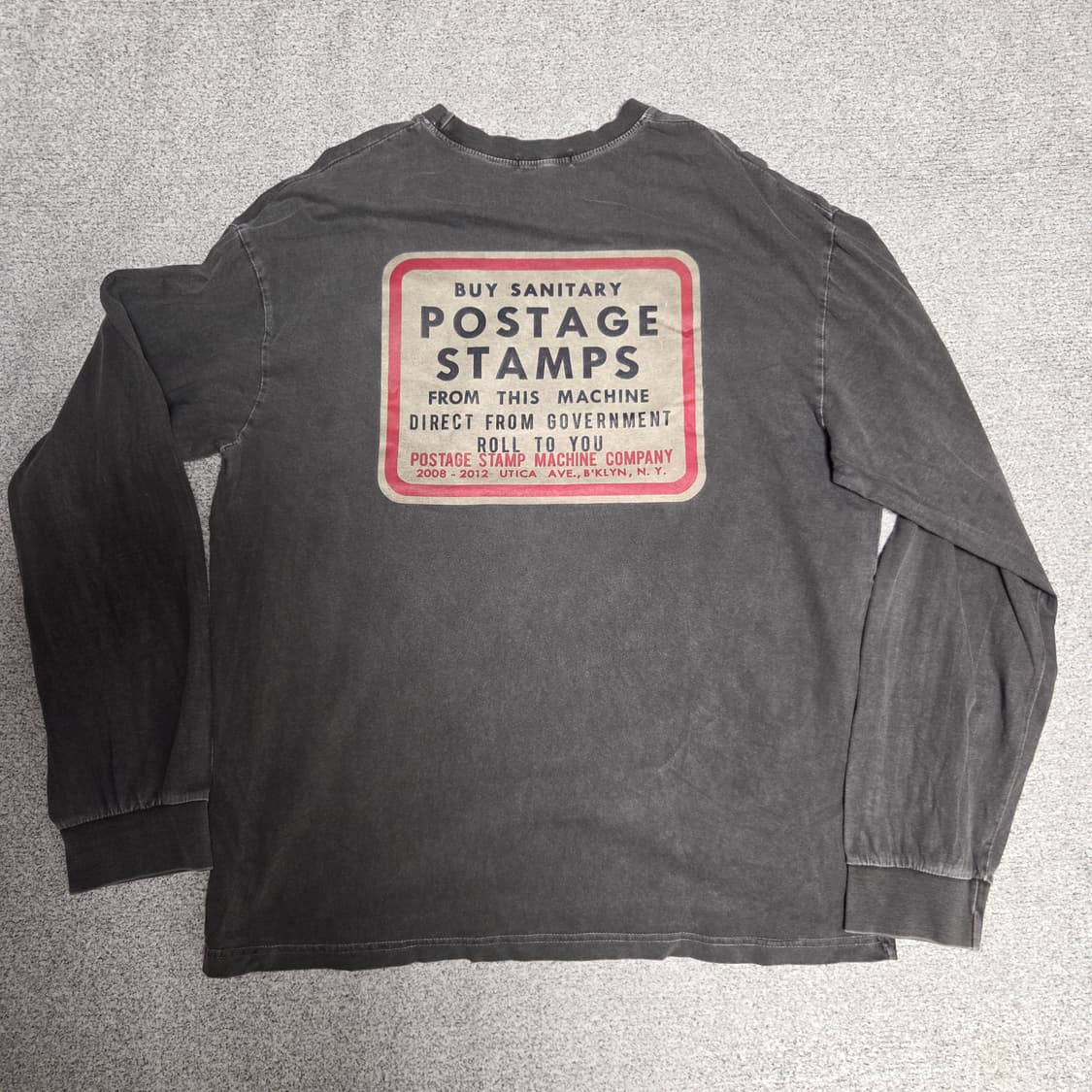 Vintage 피그먼트 긴팔 티셔츠 XL(105) 상품이미지5