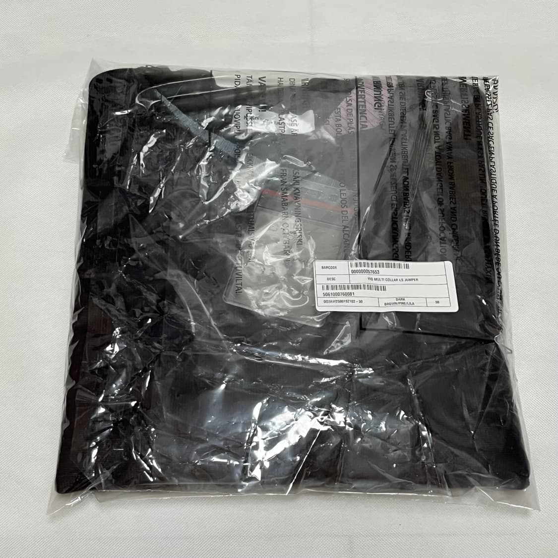 [50]키코 코스타디노브 25fw VIG 멀티 카라 니트/다크 브라운 상품이미지5