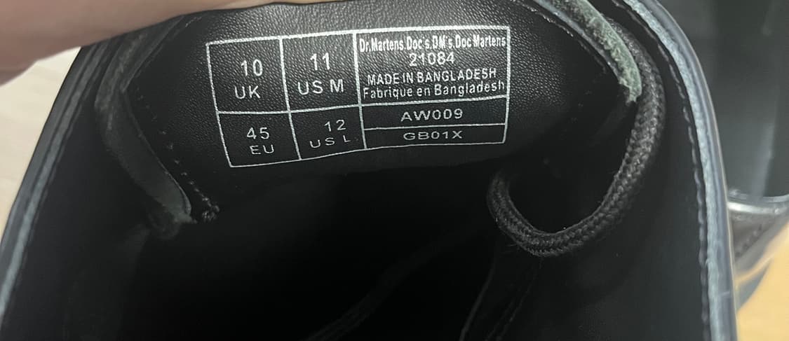 닥터마틴 1461 벡스 스무스 블랙 (290) (10UK) (45EU) 상품이미지4