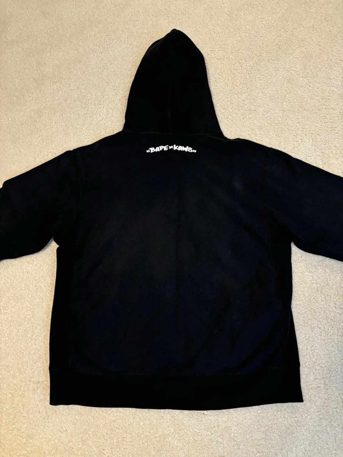 OG 베이프 x 카우스 베이비 마일로 후드티 블랙 상품이미지7