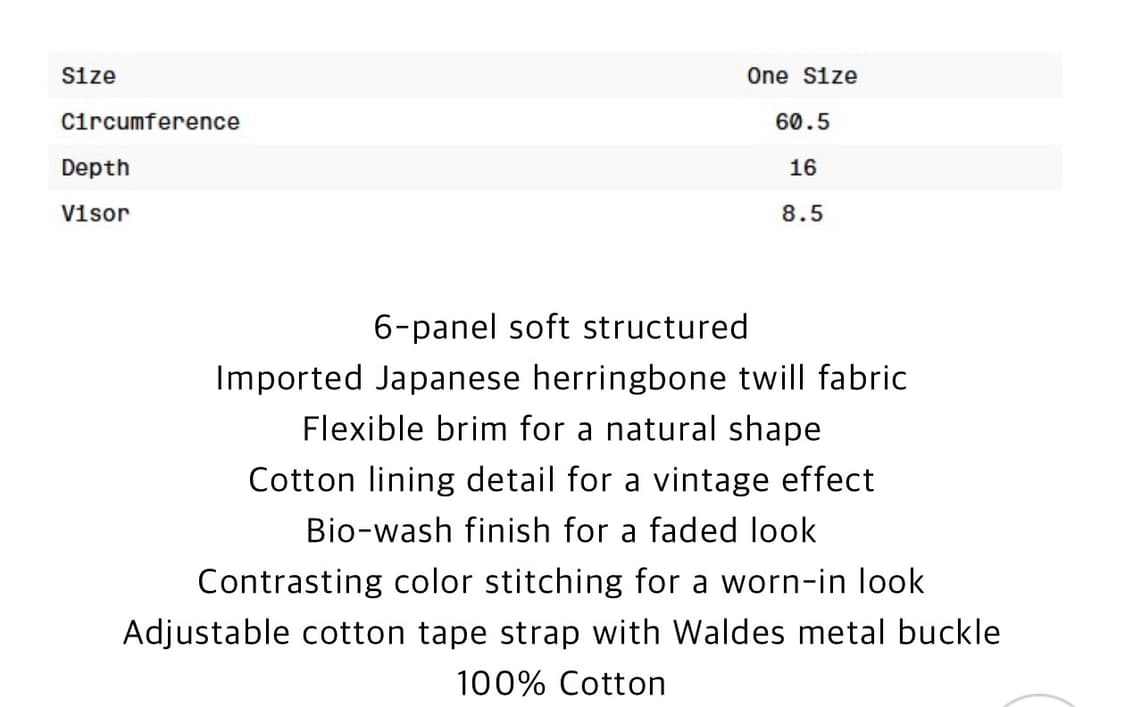 카키스 khakis combat cap 상품이미지3