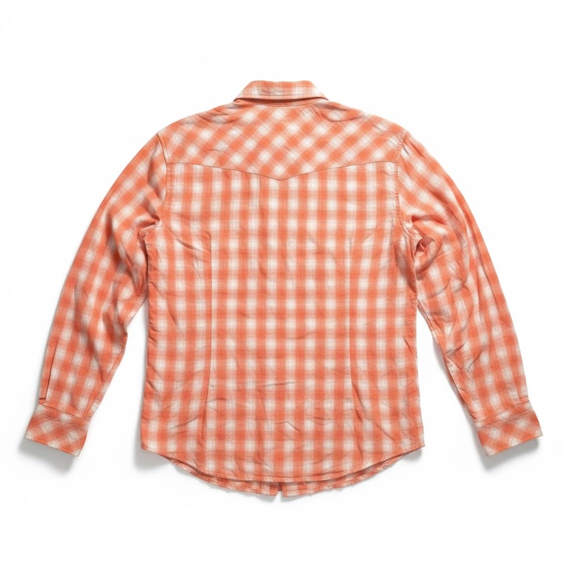 Diesel 디젤 오렌지 체크 셔츠 95~100 (스트릿) 상품이미지3