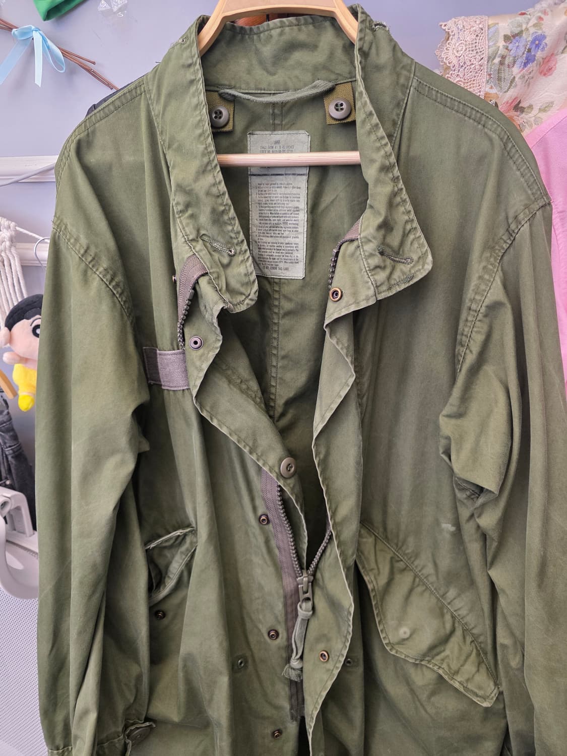 m65 피쉬테일 야상 점퍼 내피x L 상품이미지1