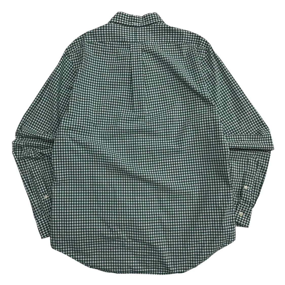 폴로 랄프로렌 퍼플포니 체크무늬 그린 셔츠 L 상품이미지4