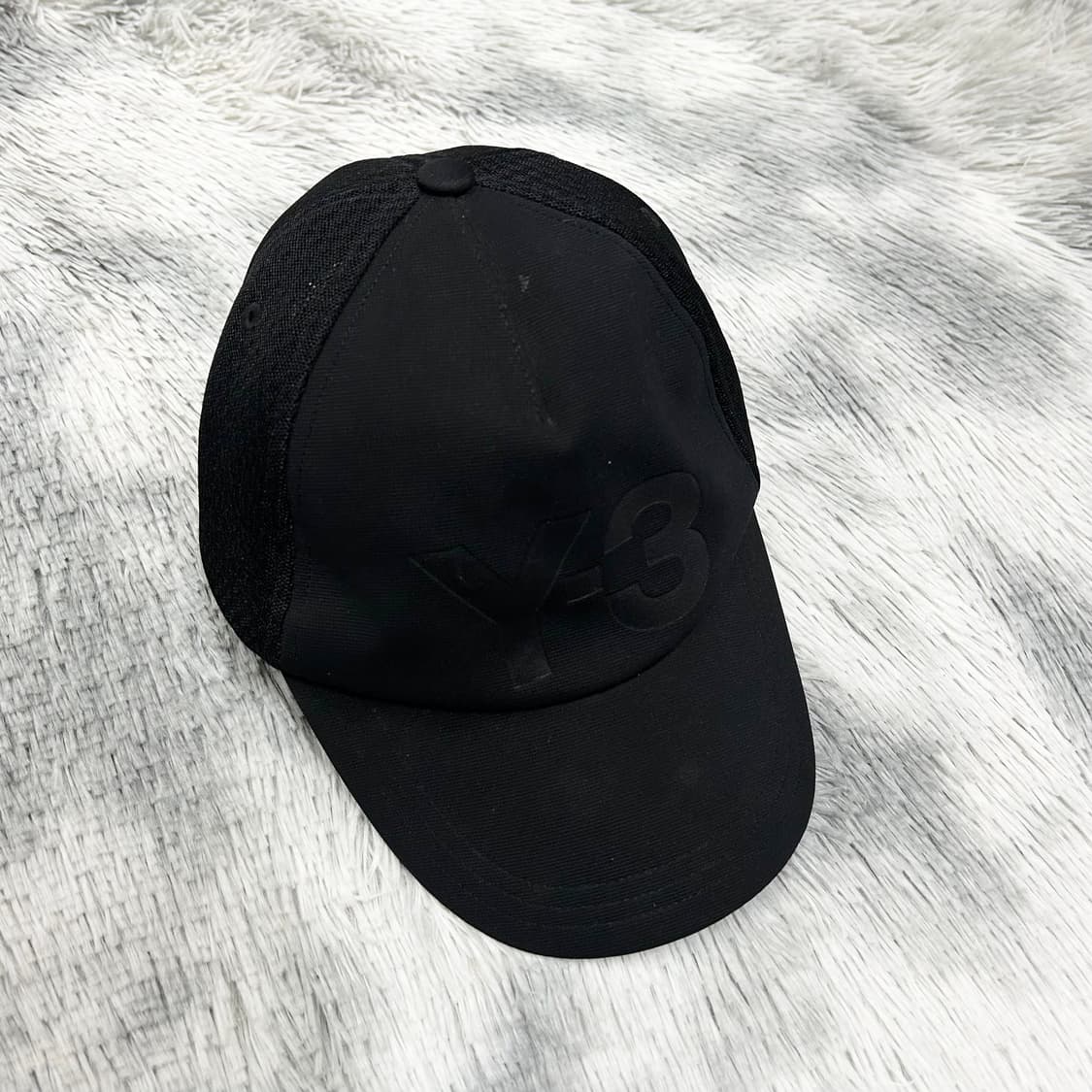 Y-3 요지 야마모토 빅로고 볼캡 상품이미지1