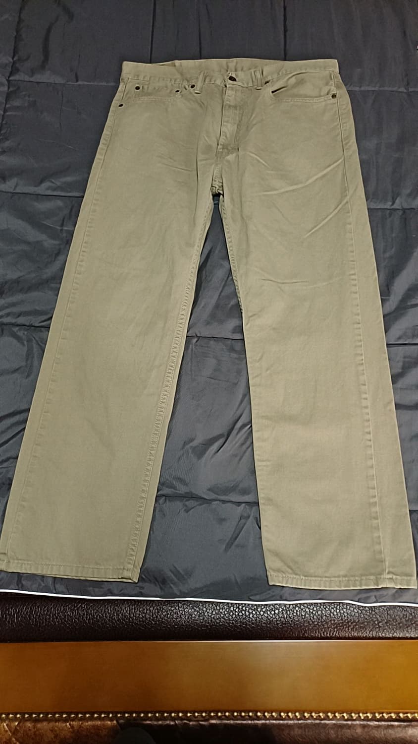 리바이스 505 데님팬츠 실측35인치 기장103 상품이미지1