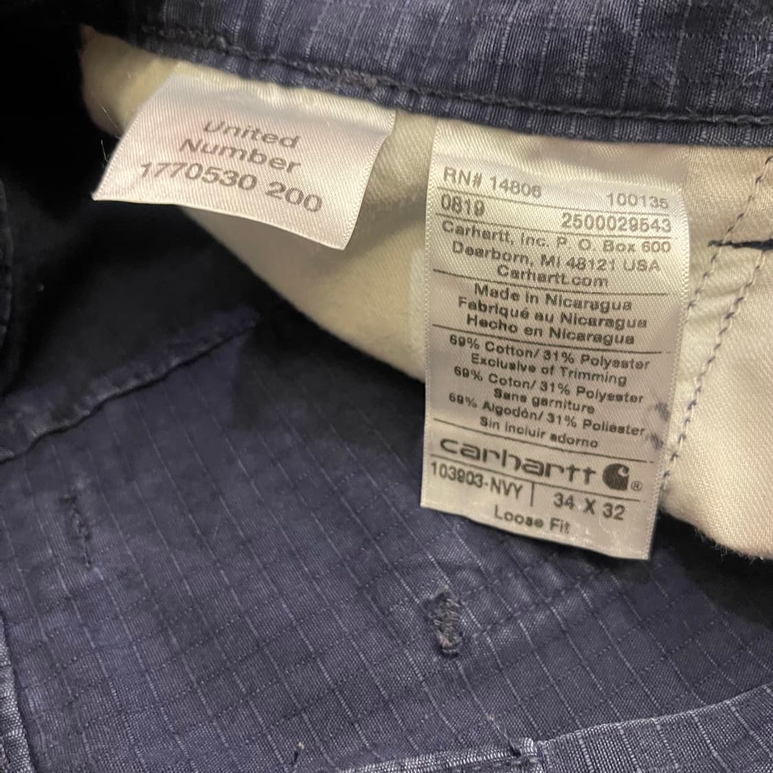 칼하트 루즈핏 카펜터 상품이미지7