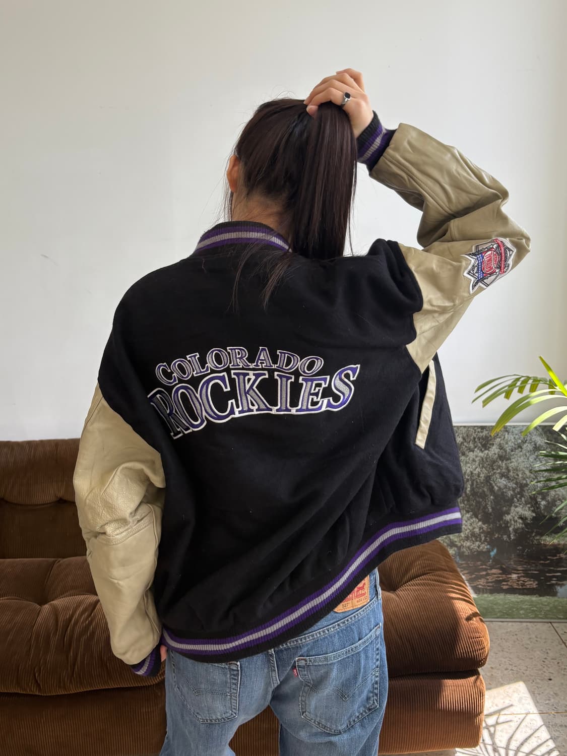 Nike 콜로라도 로키스 바시티 자켓 상품이미지3