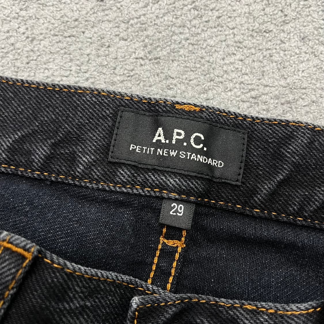29 A.P.C 아페쎄 블랙 흑청 데님 팬츠 상품이미지6