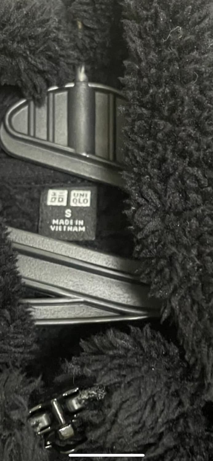 유니클로 검은색 후리스 상품이미지2