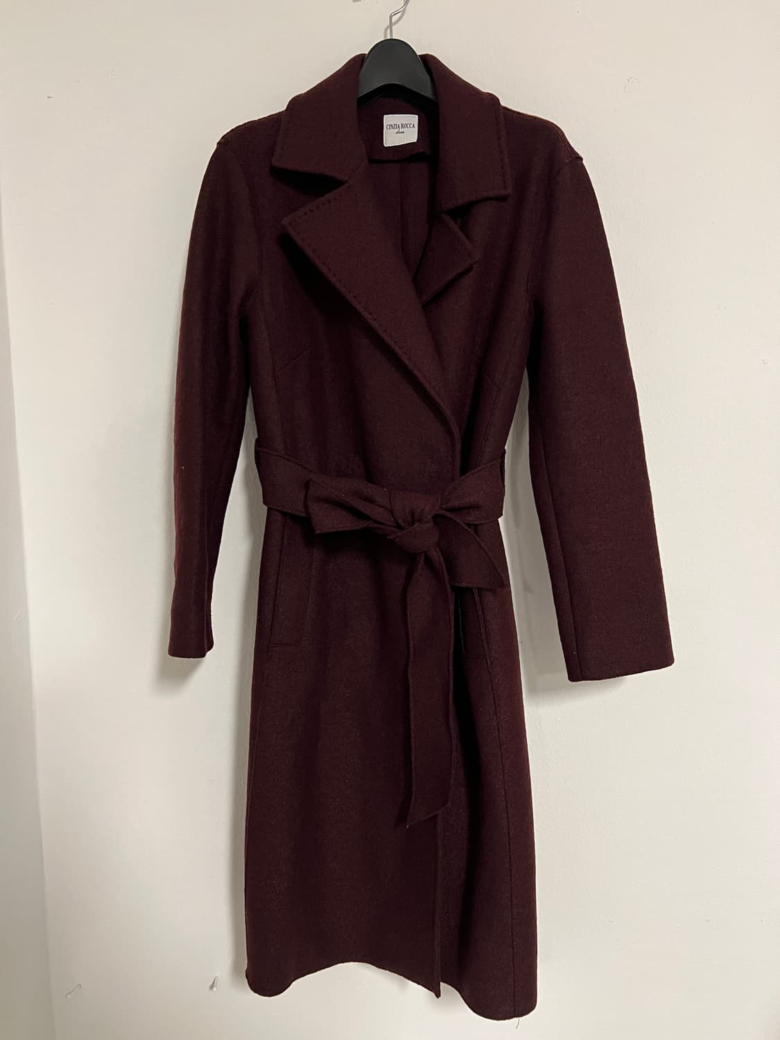 Cinzia Rocca due 클래식 울 랩코트 상품이미지1