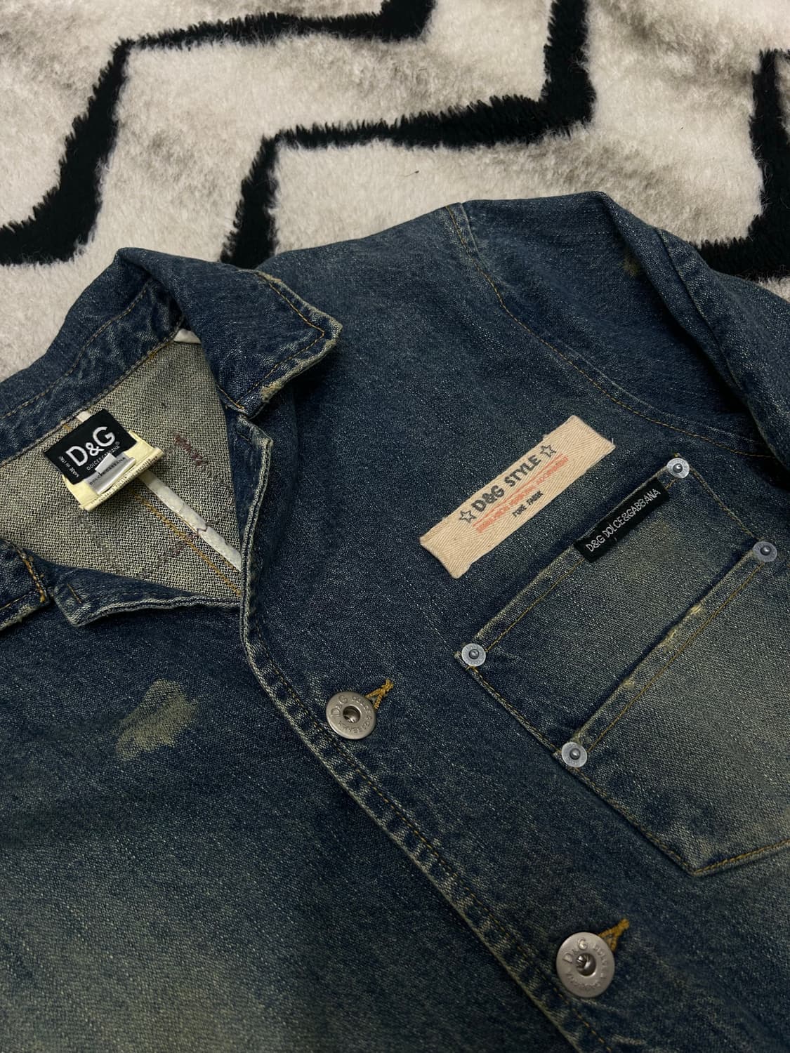 [M]돌체앤가바나 데님 블레이저 자켓 상품이미지1