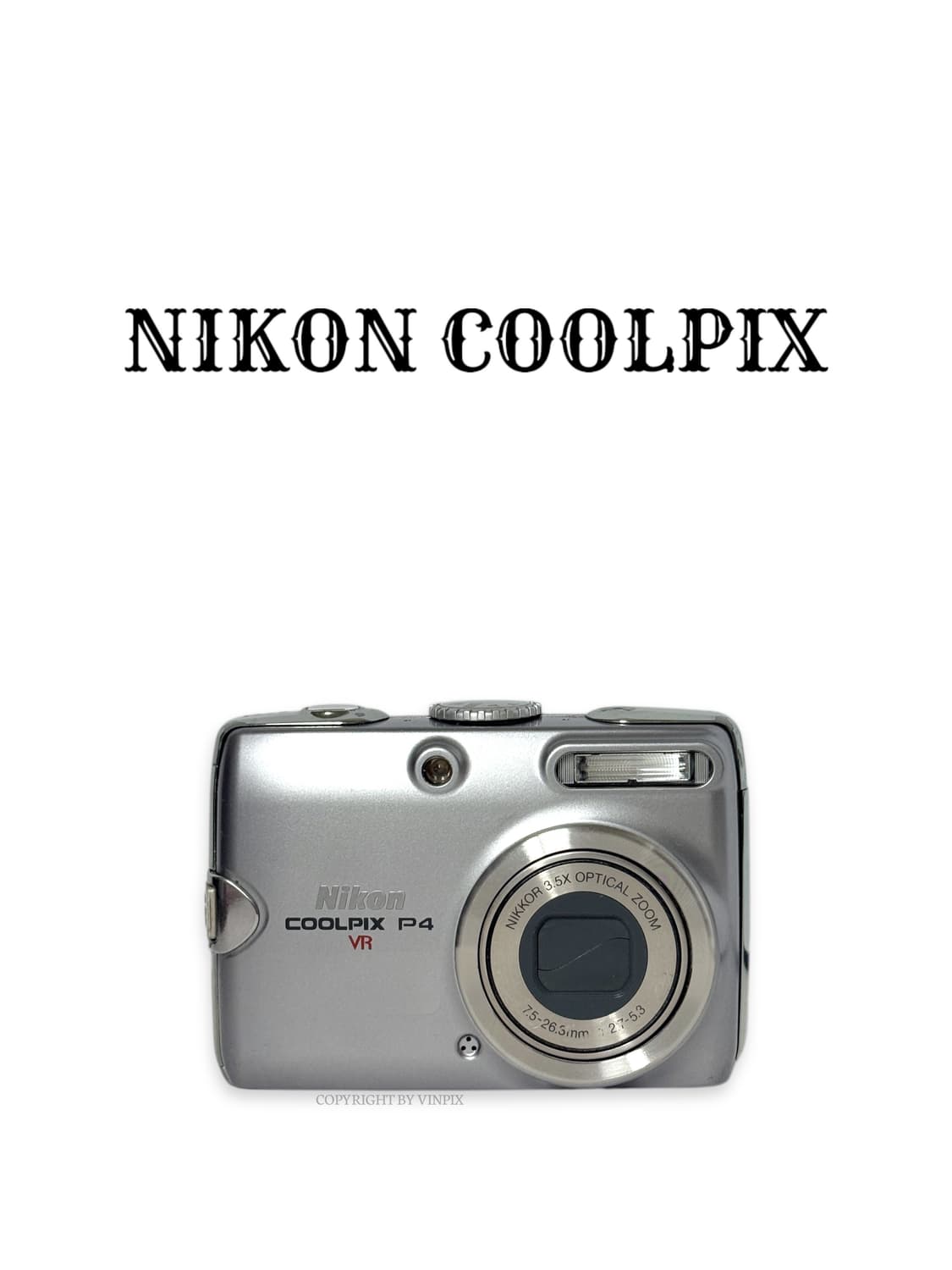 니콘 쿨픽스 P4(coolpix p4) 빈티지 디지털 카메라 디카 상품이미지1