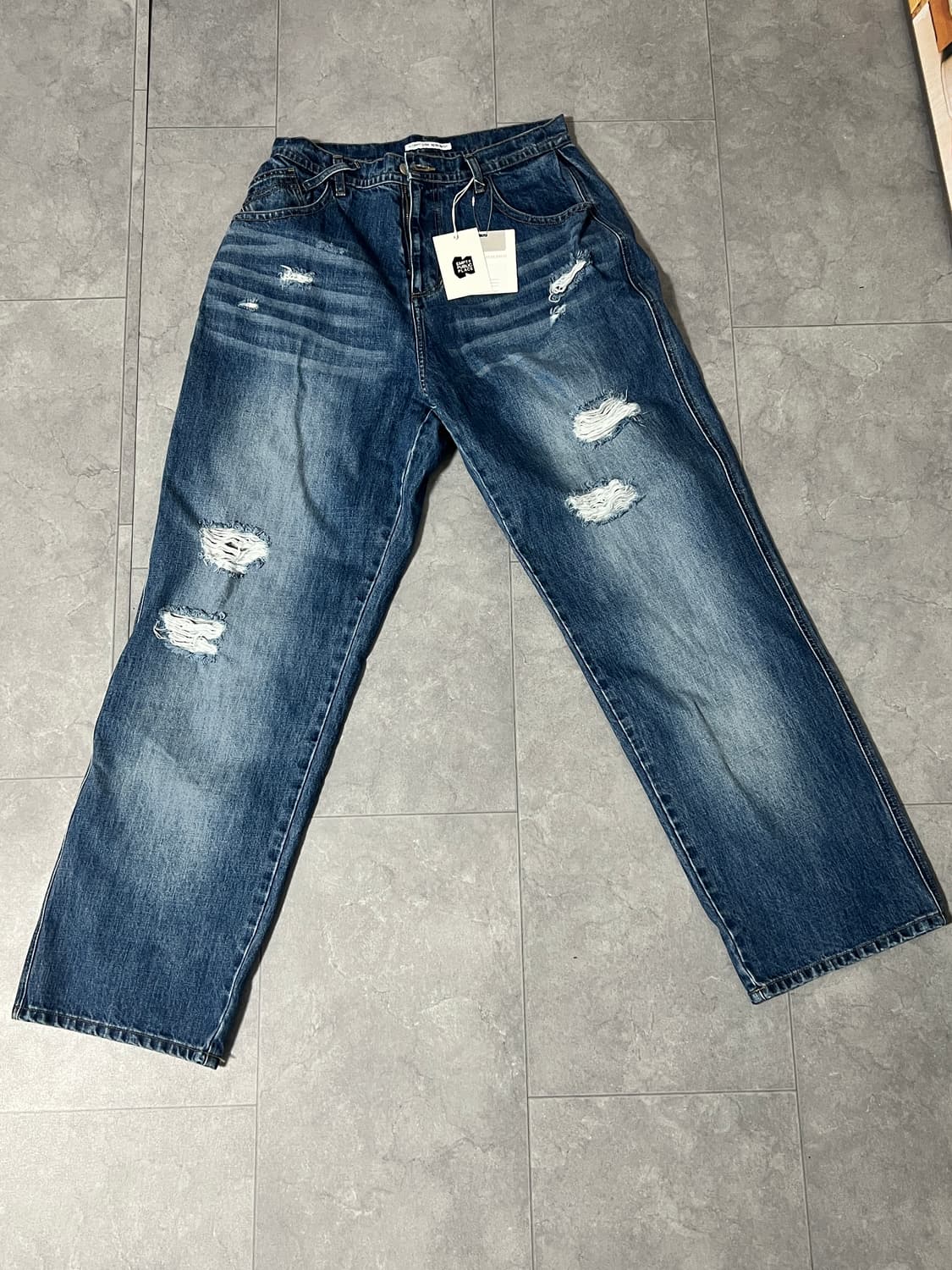 FDR Destroyed 3XL Hype Jean_Medium Blue 상품이미지1