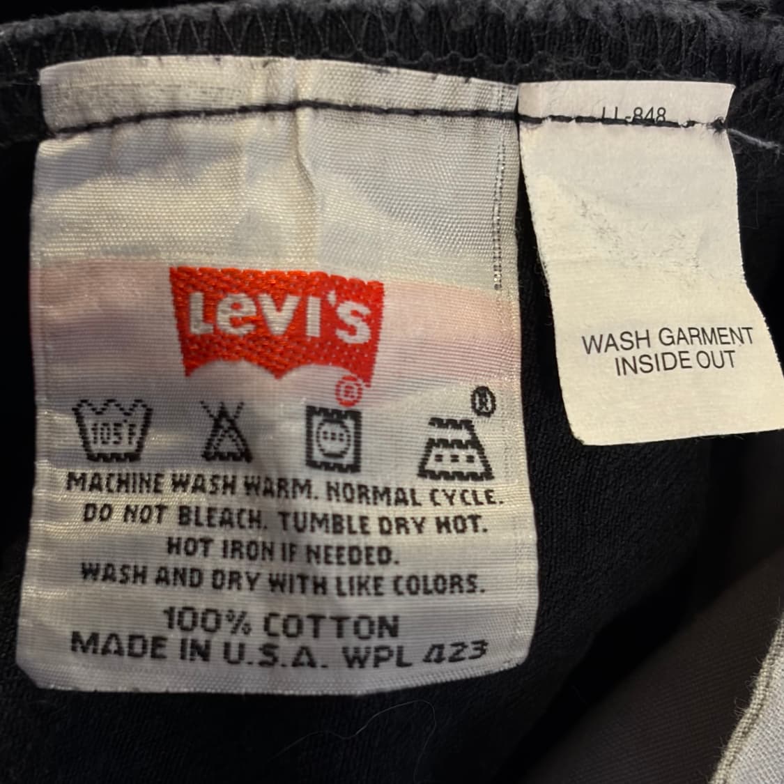 90s Made in USA 빈티지 리바이스 501 블랙진 청바지 상품이미지7