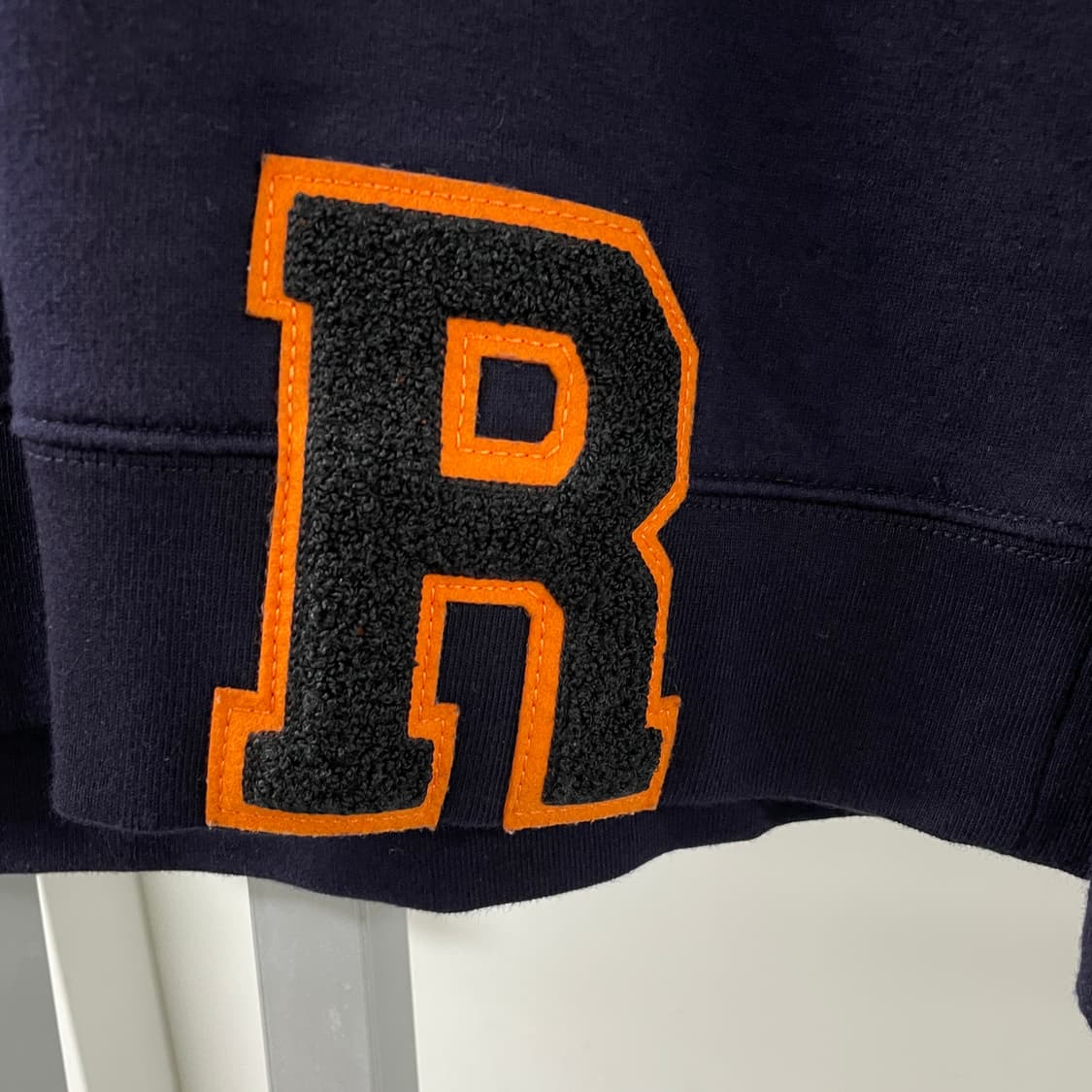 라프시몬스 R로고 네이비 맨투맨 S 상품이미지4