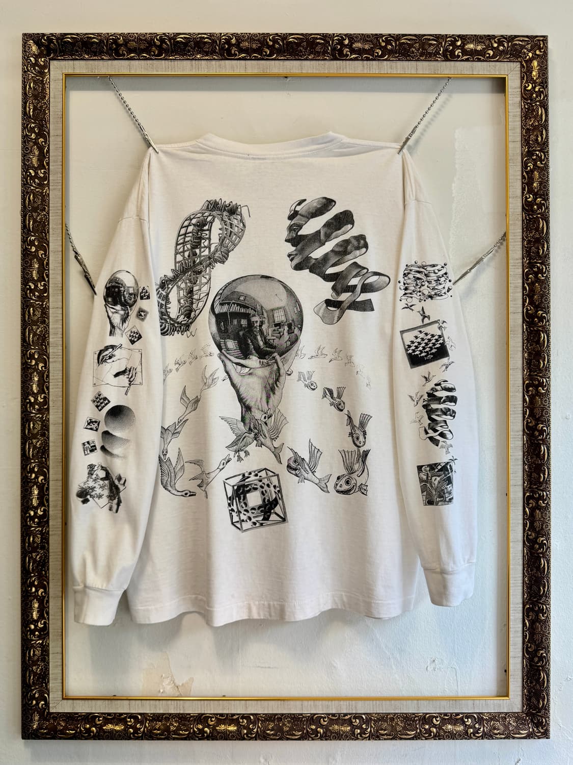 빈티지 90s M.C Escher Art tee 롱 슬리브 상품이미지2
