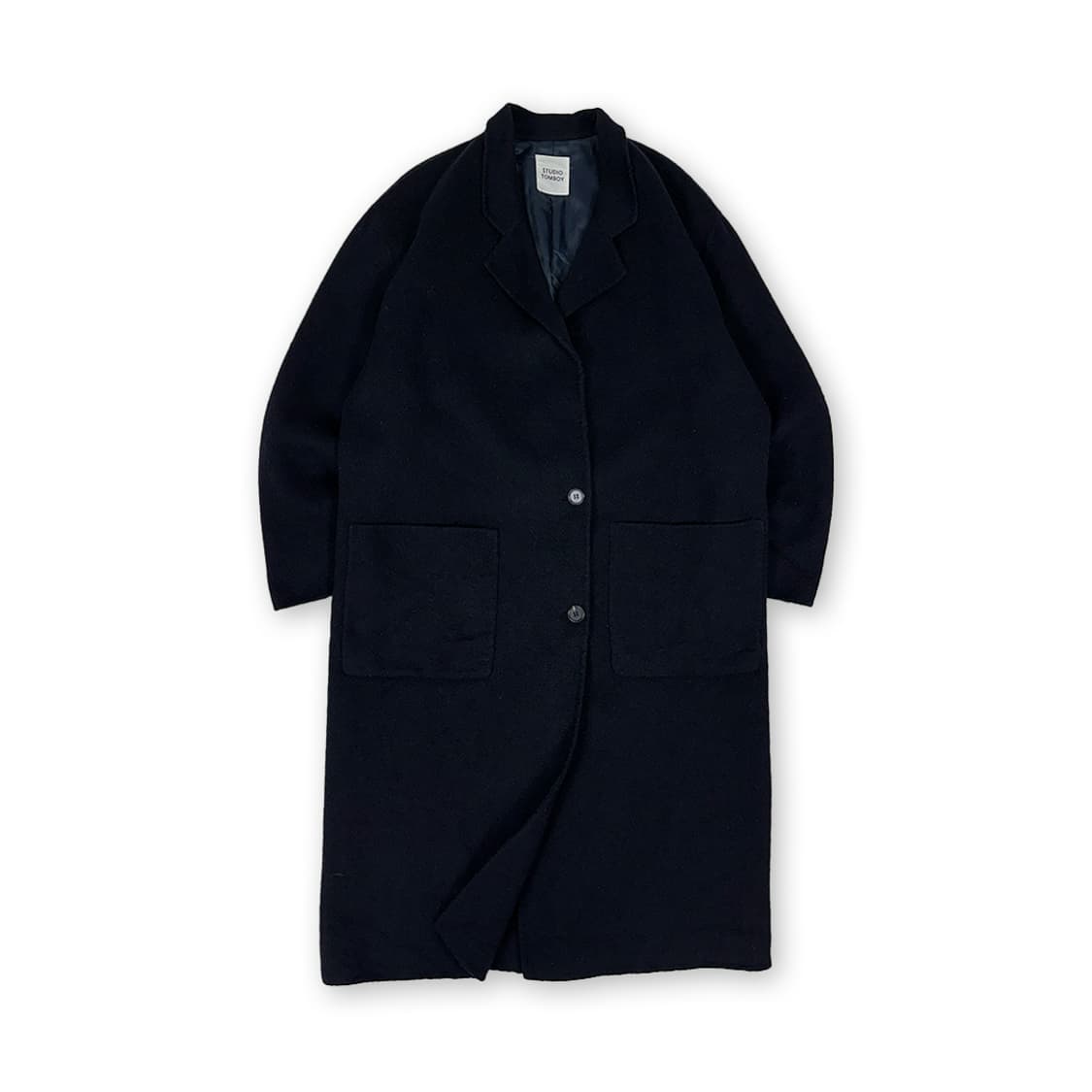 스튜디오톰보이 울 70% 싱글코트 상품이미지1