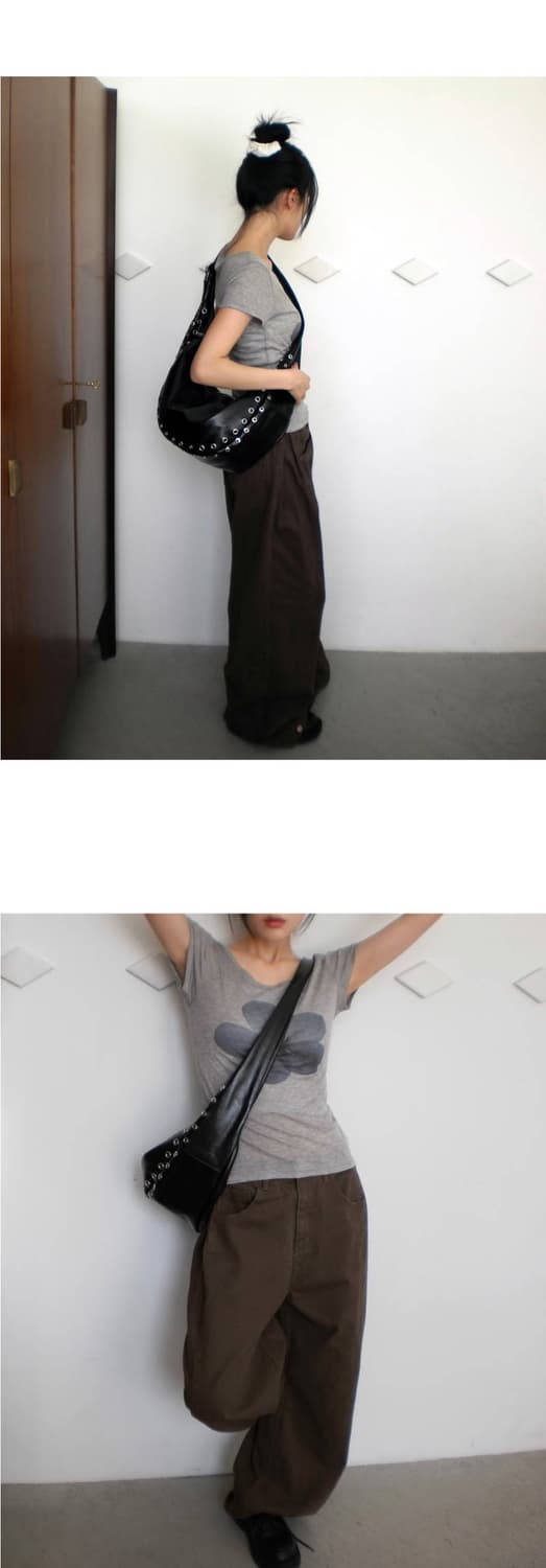 퍼팅 사이드 핀턱 와이드 코튼 팬츠
사이즈S 새상품 상품이미지4