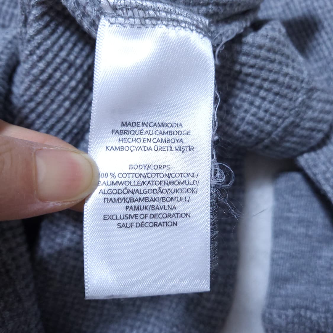 폴로 와플 여성 슬리브스 긴팔 S 0226 상품이미지7