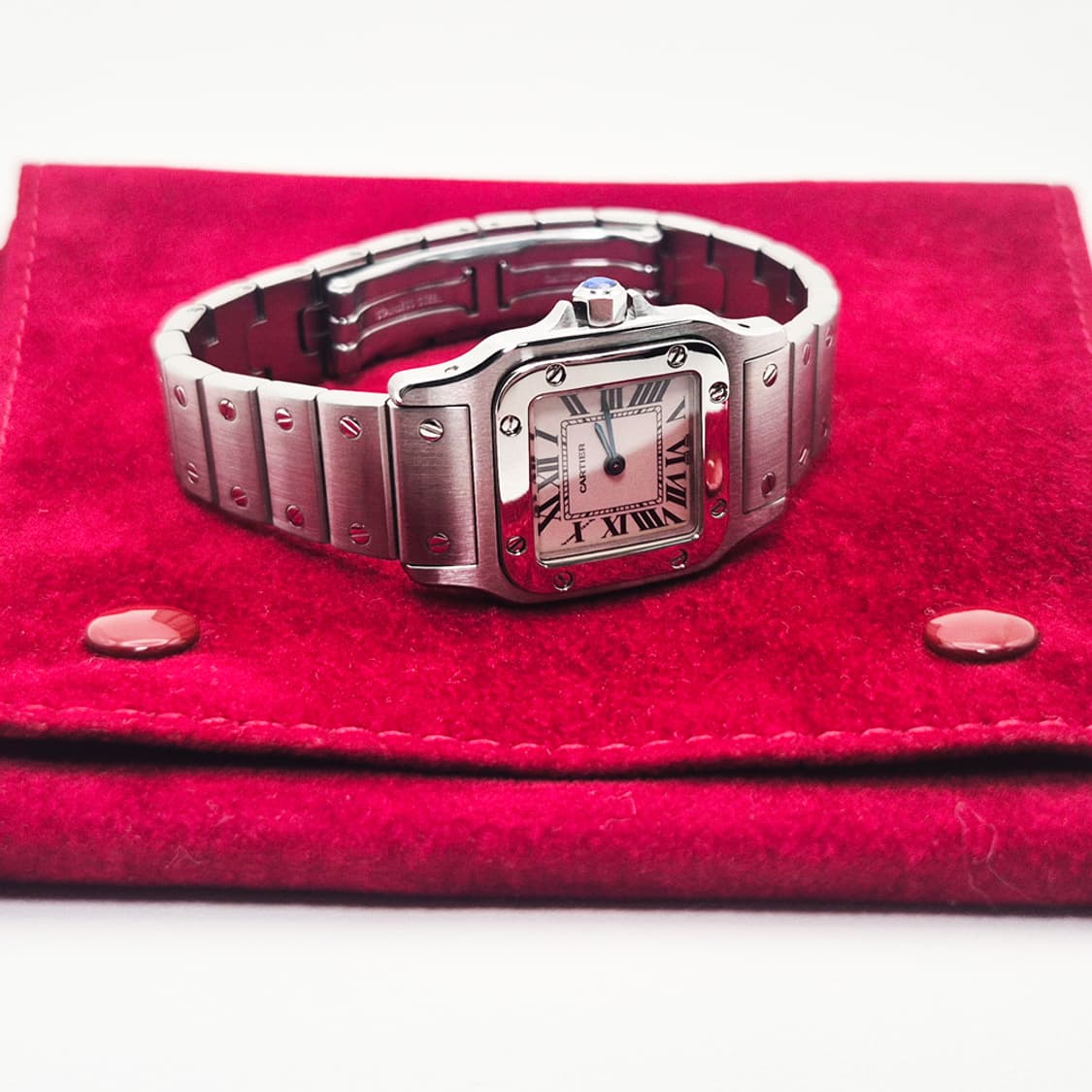 까르띠에 산토스 스틸 스몰사이즈 여성용 상품이미지2