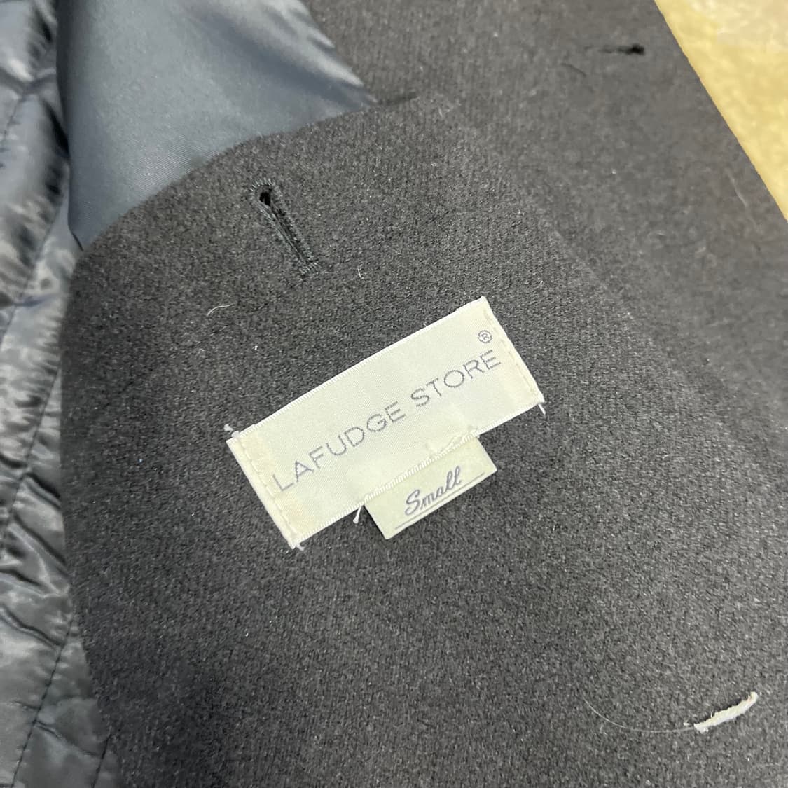 S) 라퍼지스토어 모직 발마칸코트 상품이미지5