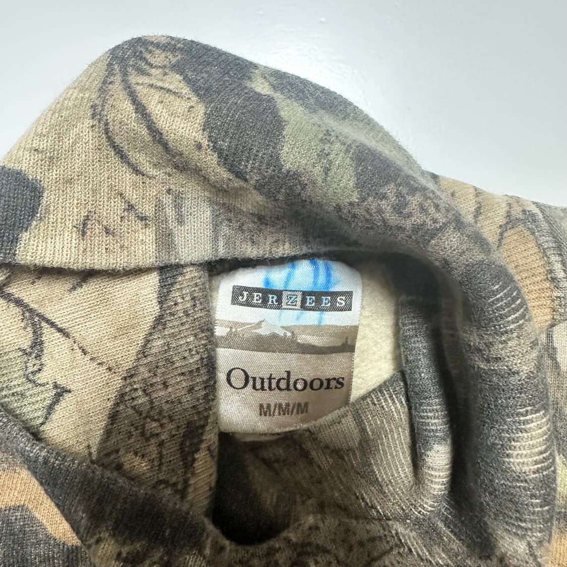 JERZEES Outdoors 리얼트리 카모 하프넥 스웻셔츠 상품이미지3