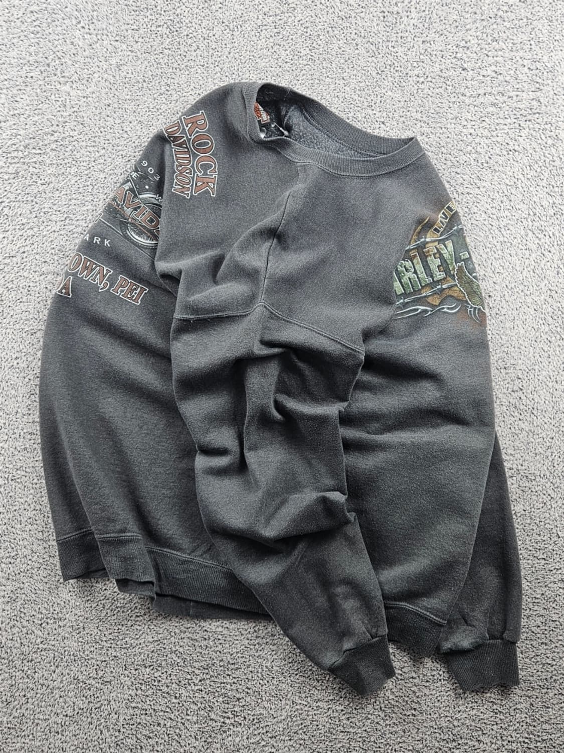 할리데이비슨 레드락 캐나다 샬롯타운 맨투맨 스웻 셔츠 (L)/ 10940 상품이미지5