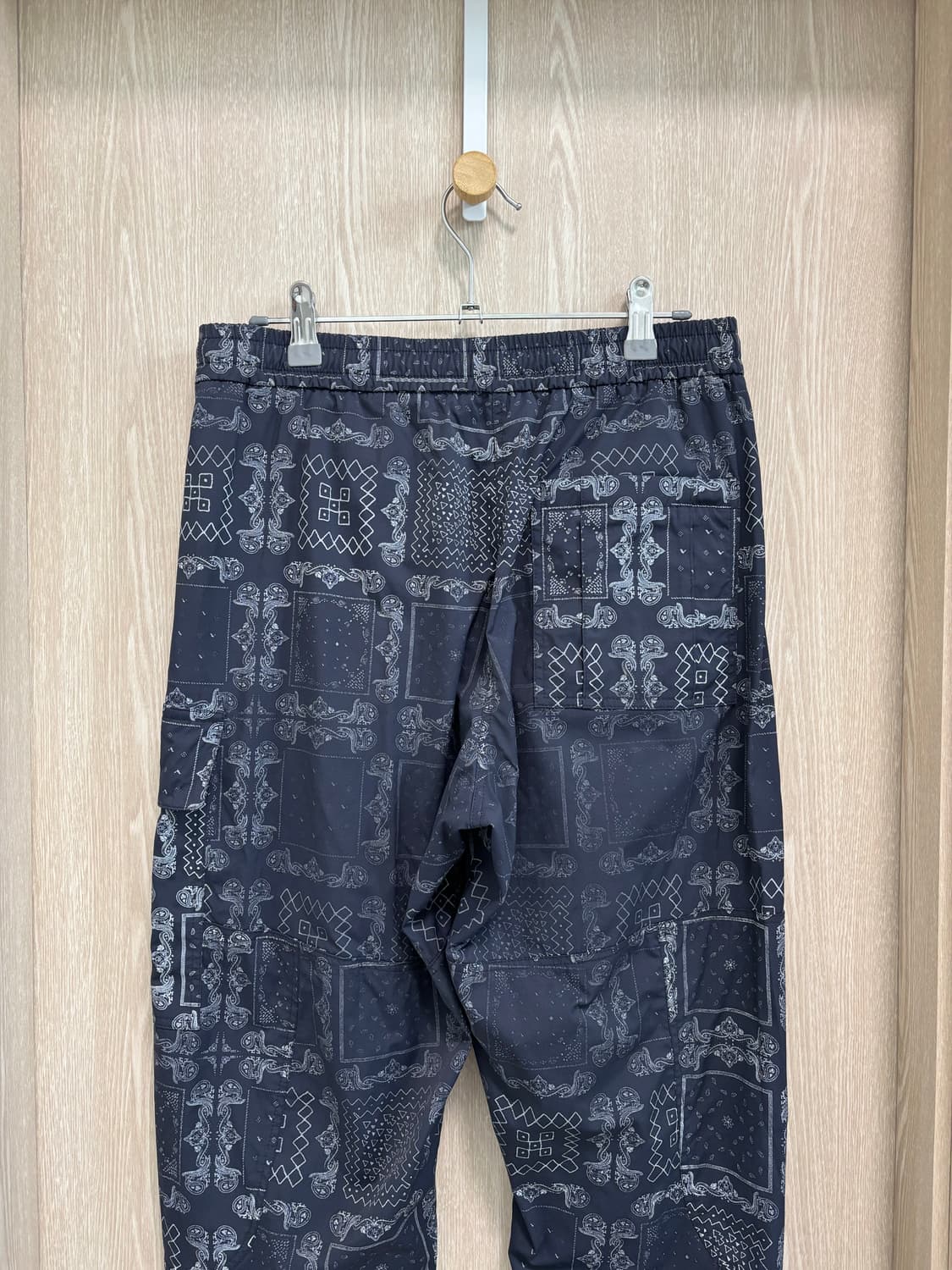 사우스케이프 여성 골프 프린트 밴딩조거팬츠S(67)/네이비 상품이미지4