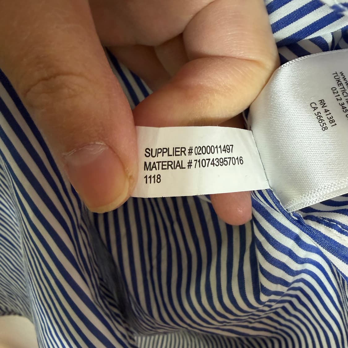 폴로 랄프로렌 스트라이프 셔츠(M) 상품이미지6