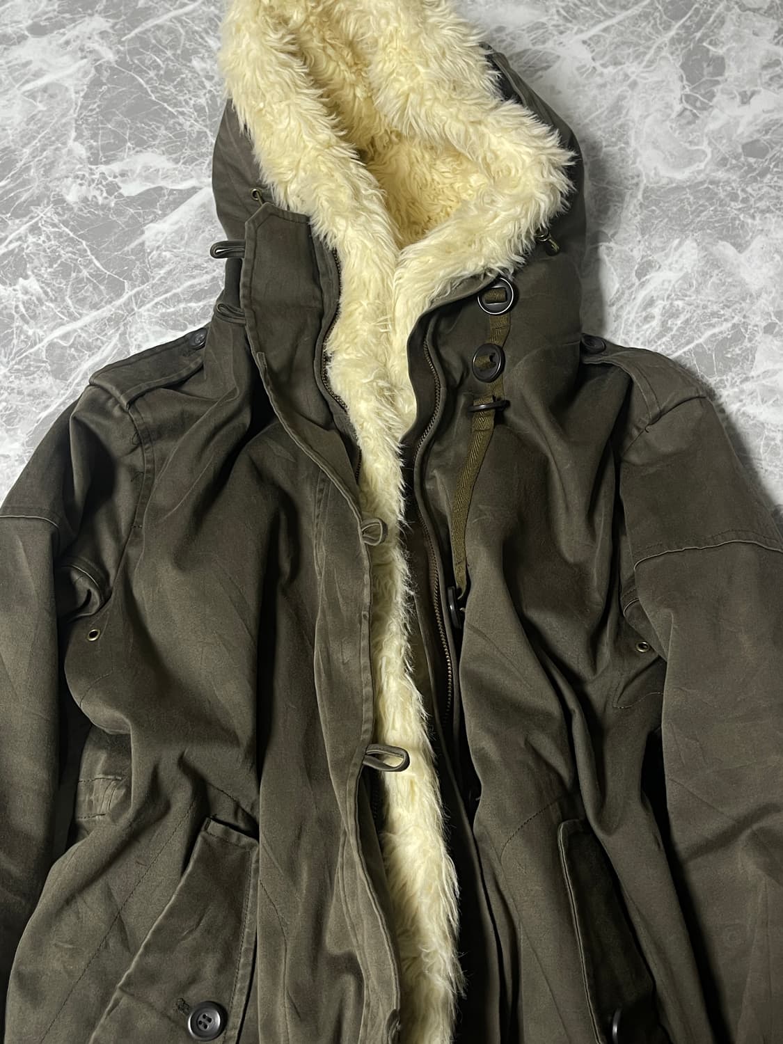 (Unknown)fur miltary hoody jacket 상품이미지2