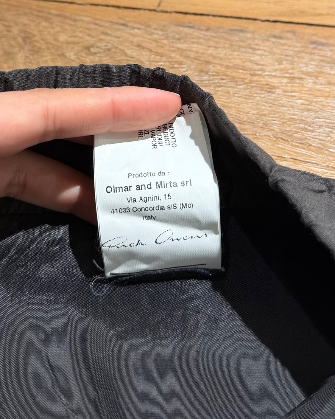 릭오웬스 브라운 그레이 체크 fw12 마운틴 미디 스커트 상품이미지10