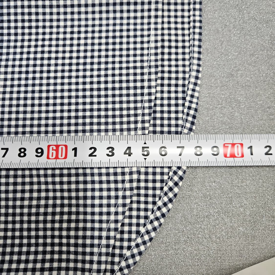 95 라코스테 네이비 깅엄체크 셔츠 상품이미지6