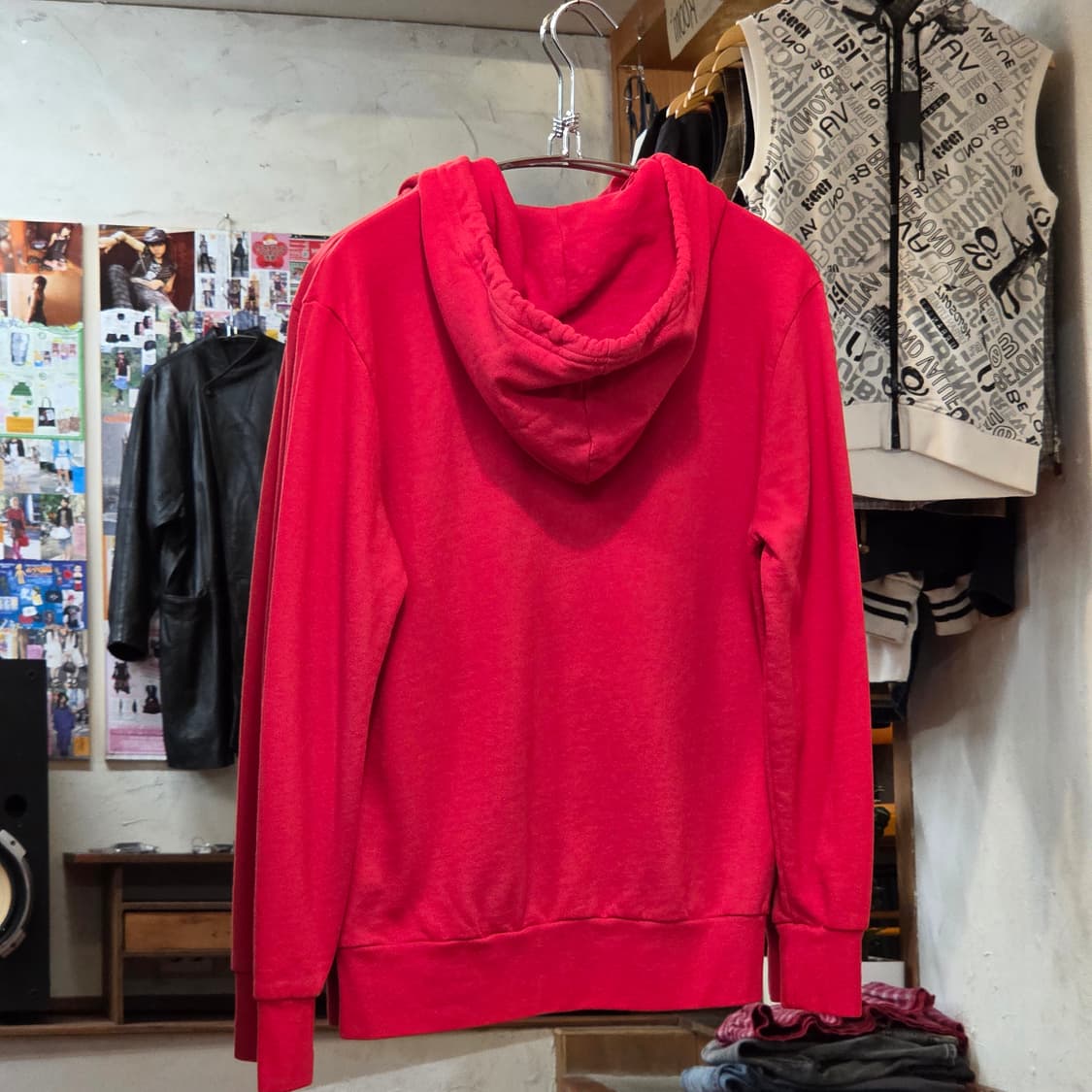 리바이스 레드 빅로고 자수 후드집업 상품이미지4