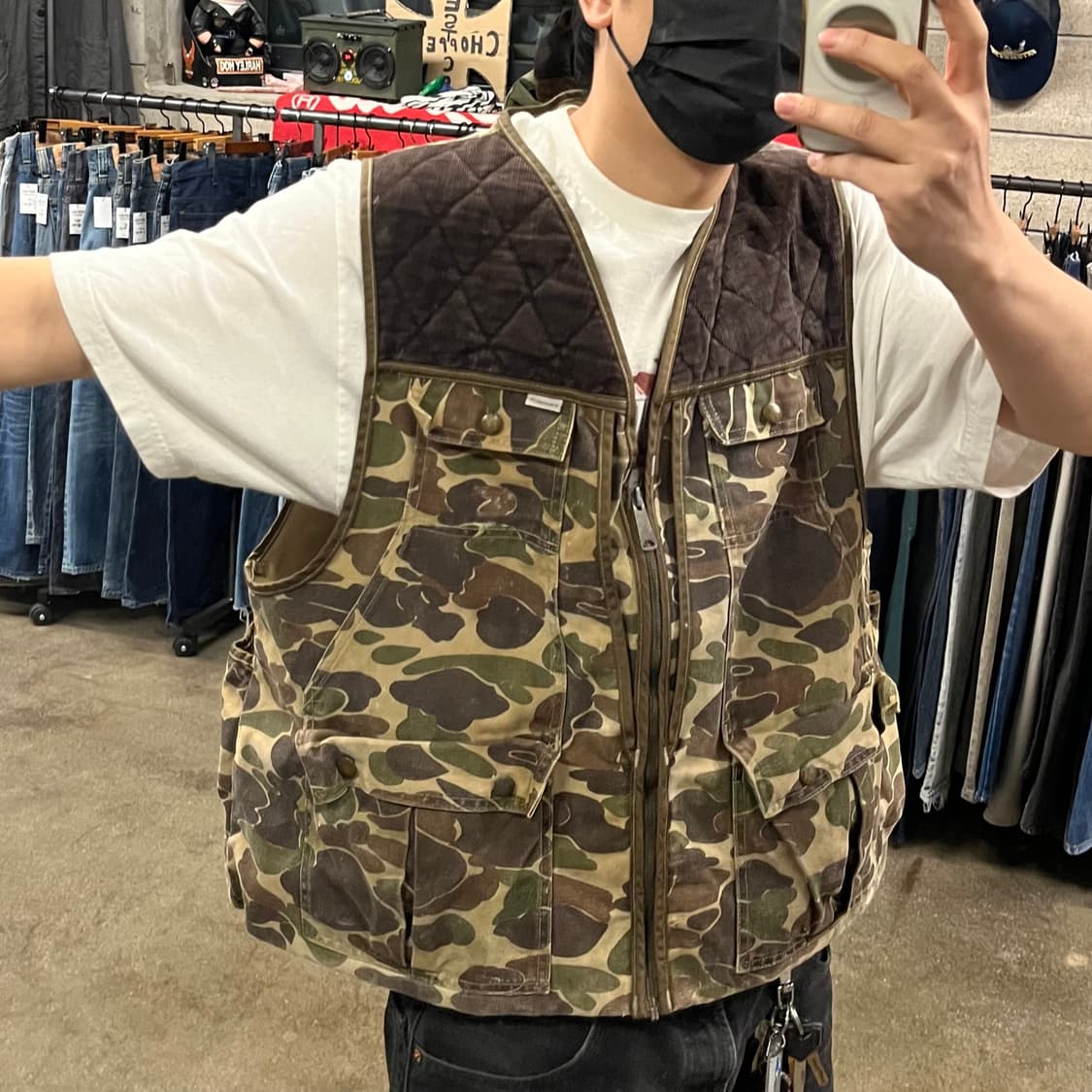 80s Carhartt 덕카모 헌팅 베스트 (110) 상품이미지8