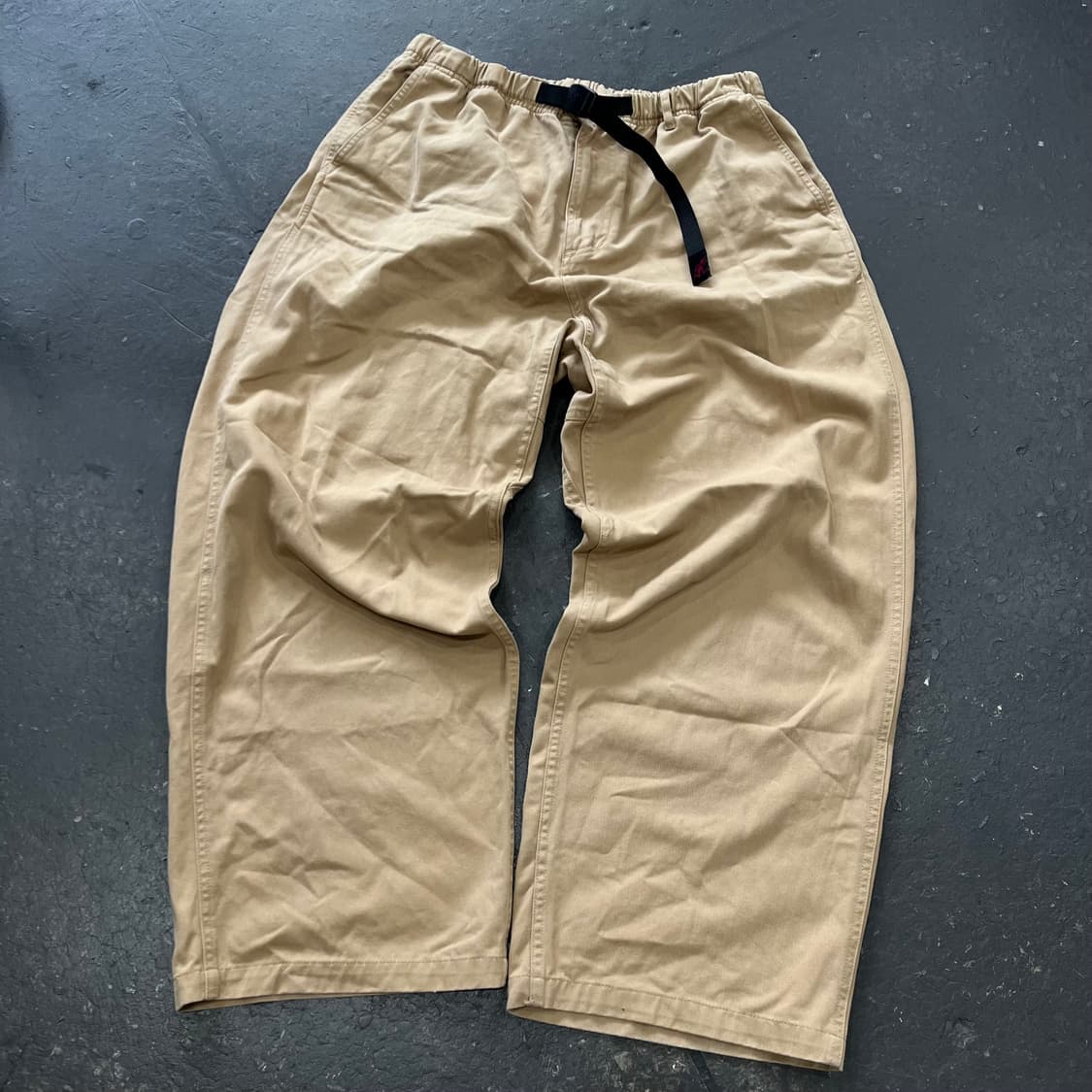 그라미치 벨티드 와이드 루즈핏 팬츠 100 상품이미지1