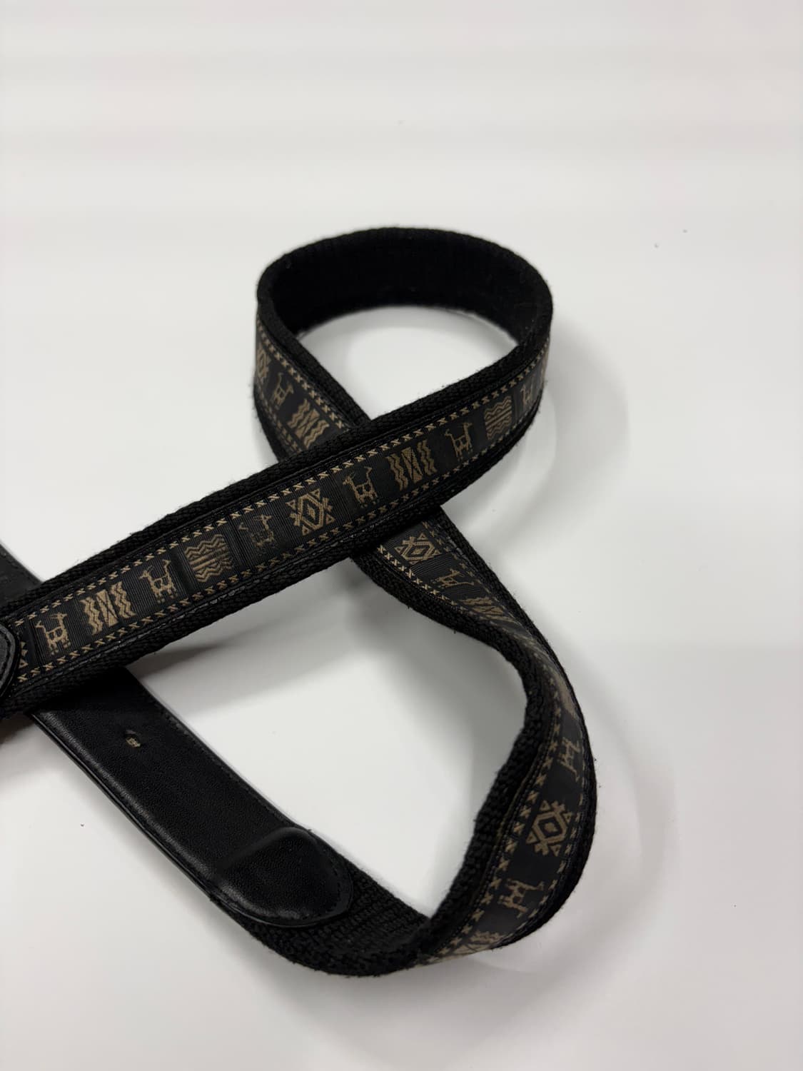 빈티지 빈폴 에스닉 패턴 비타두라 블랙 벨트 상품이미지3
