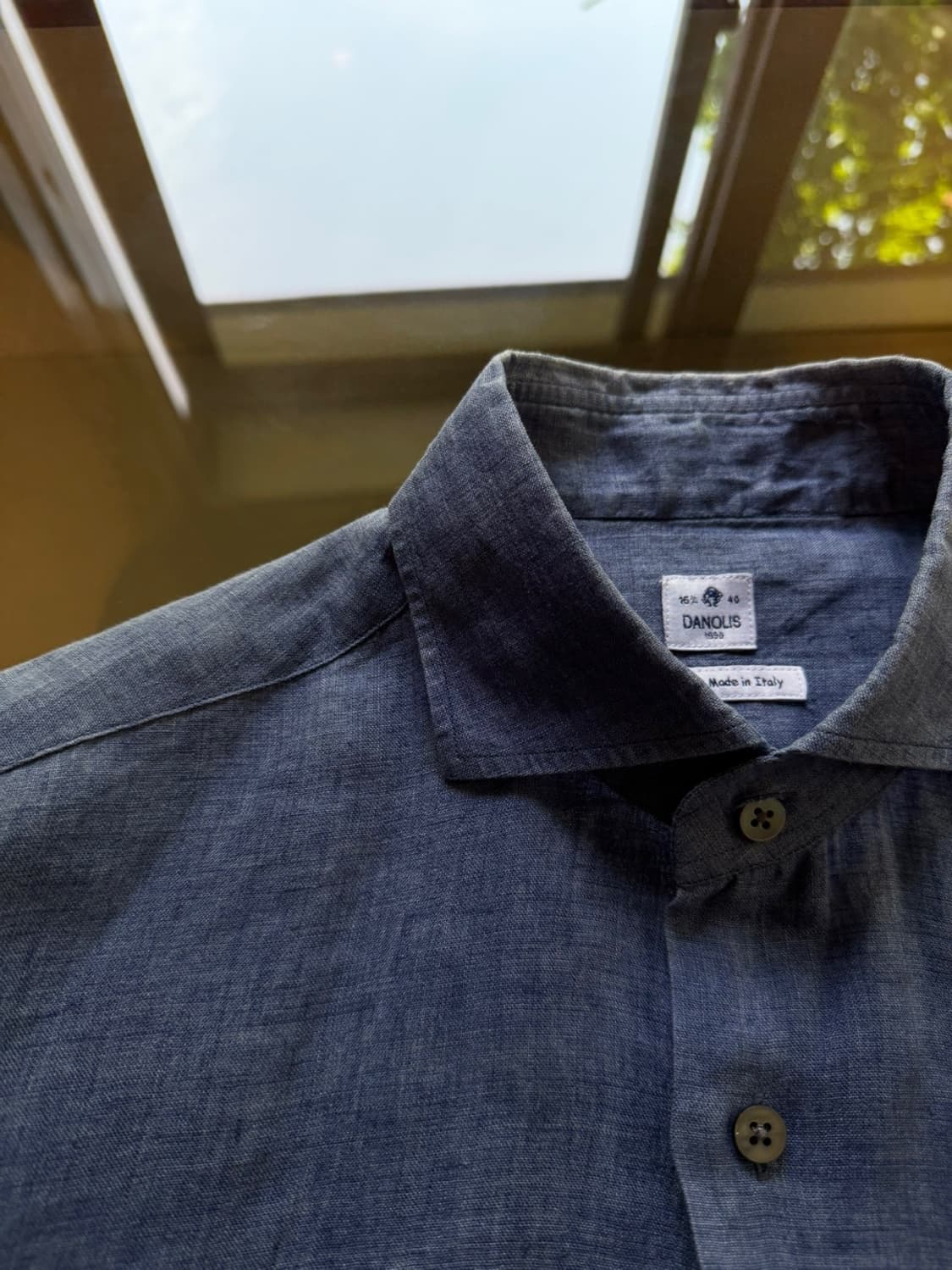 DANOLIS 리넨 셔츠 100 상품이미지8