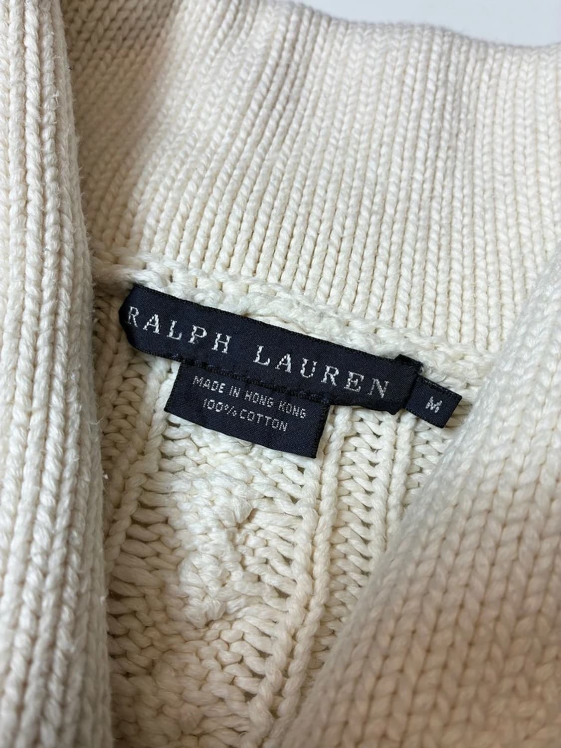 폴로 랄프로렌 00's 꽈배기 숏 니트 가디건 PN8075 상품이미지6