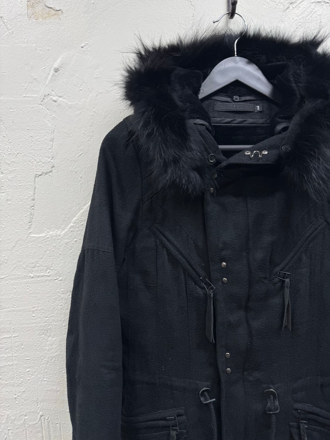 Fuga 00s archive trimming fur mods coat 상품이미지3