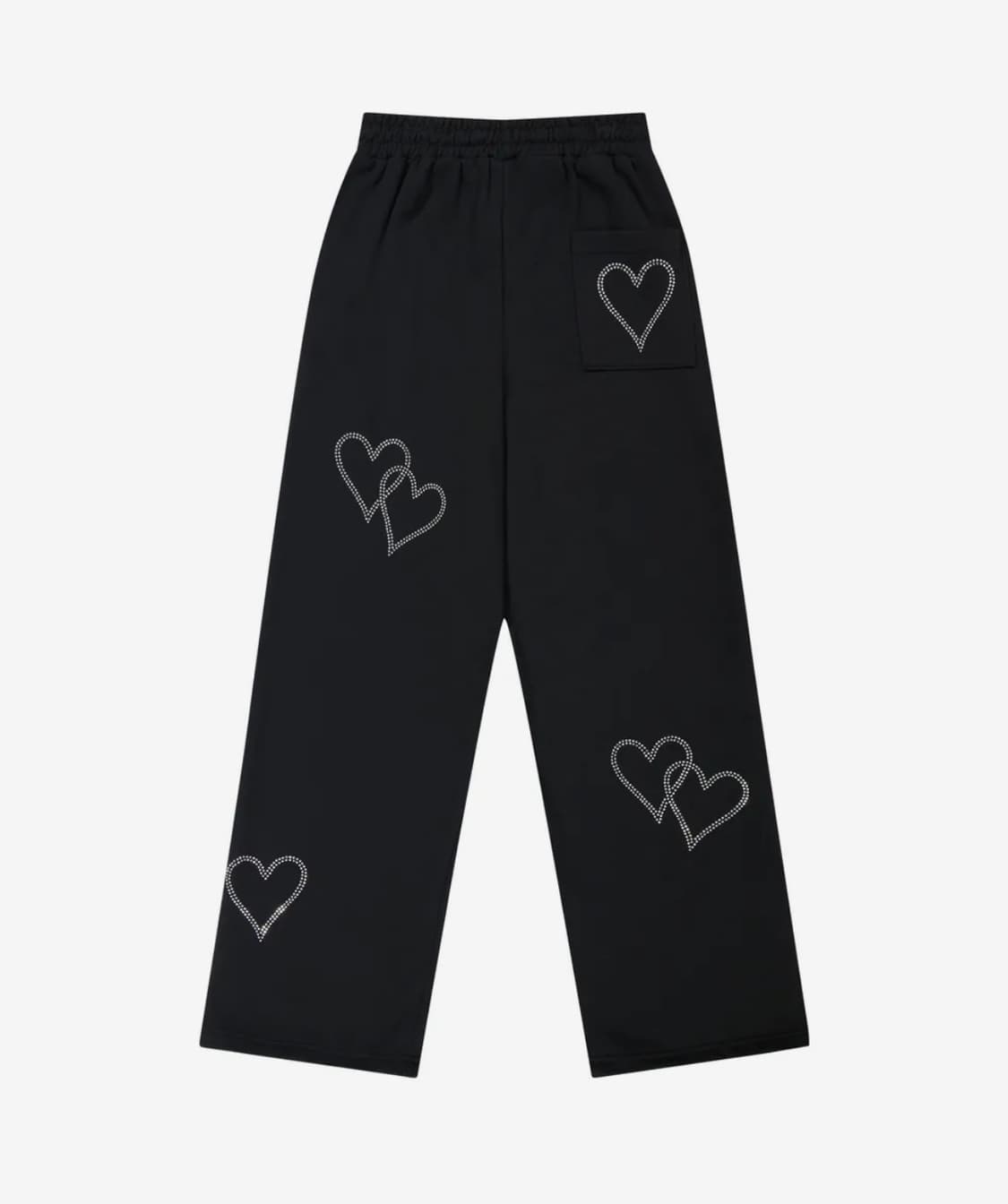락케이크 Crystal Heart 2way Jogger - Black 상품이미지2