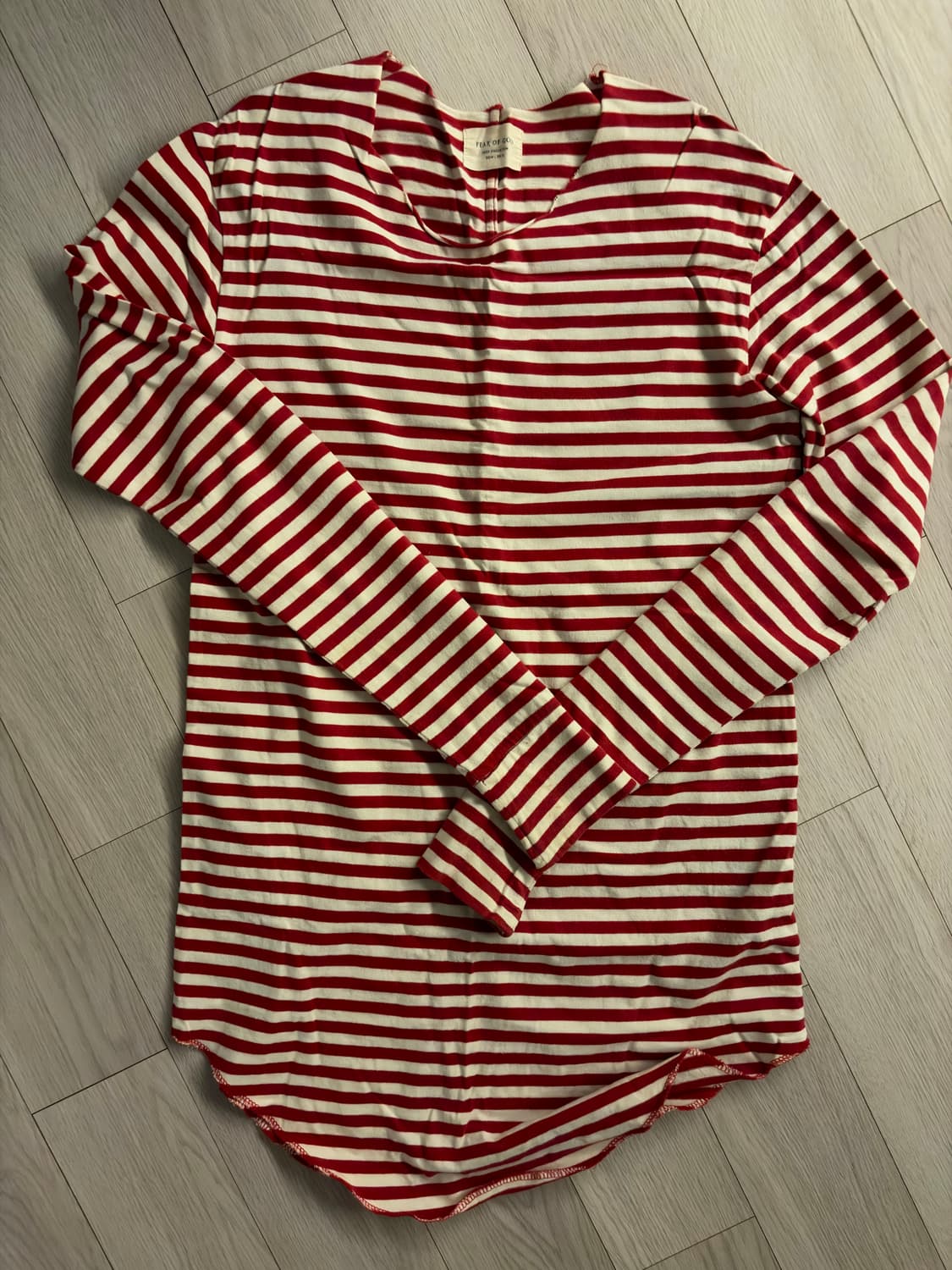 피어 오브 갓 3rd 컬렉션 레드 스트라이프 롱슬리브 상품이미지1