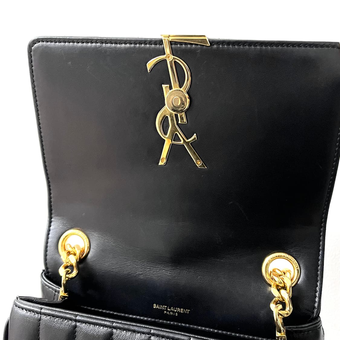 [A급/정품] 생로랑 비키 체인 크로스백 가방 블랙 상품이미지7