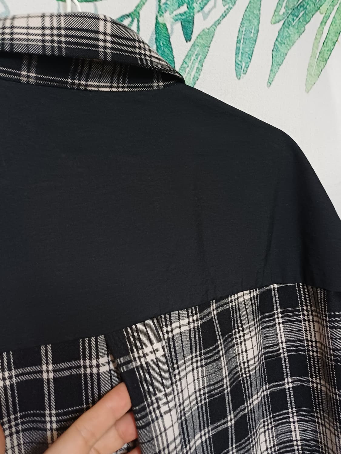 100~ 105 / 프레리 오버핏 유니크 반반 셔츠 상품이미지10