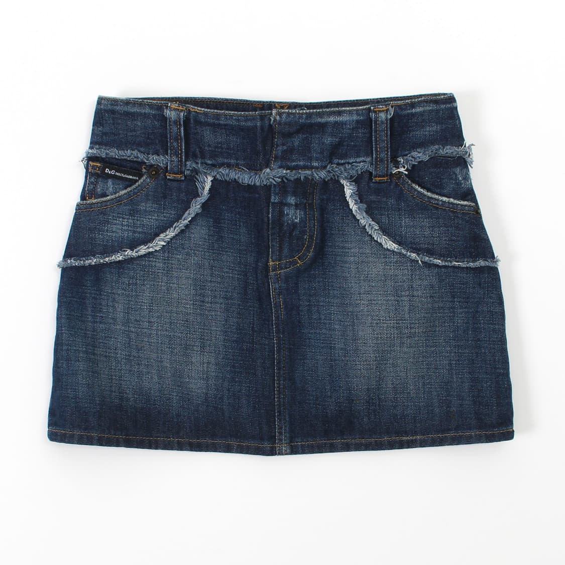 돌체앤가바나 DOLCE&GABBANA 니트 포켓 미니 데님 스커트 청치마 상품이미지7