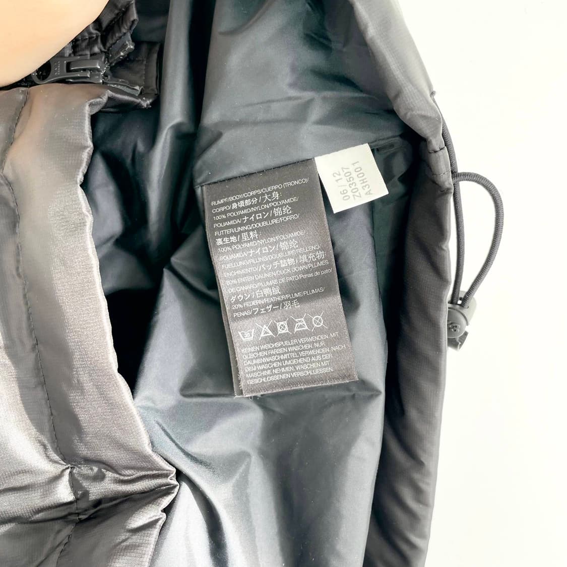 A2 요지야마모토 Y-3X아디다스 패디드자켓 105사이즈 상품이미지5